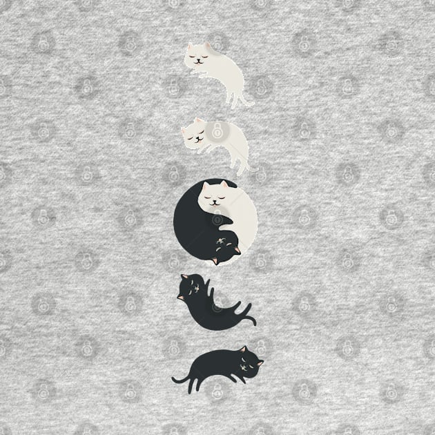 Hidden Cat 26 Yin Yang hug-ing v3 by Chewbarber